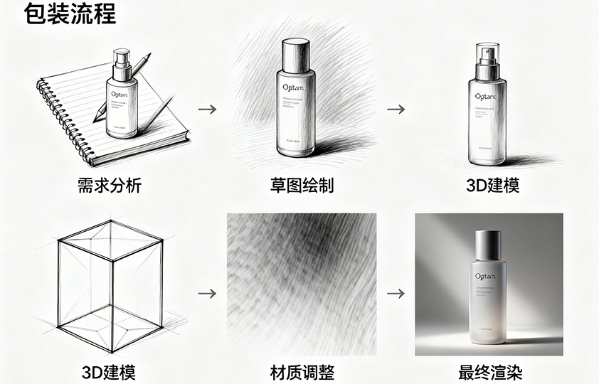 化妆品包装设计流程是什么？需要提供哪些资料？