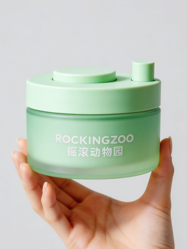 摇滚动物园牛油果卸妆膏产品外观设计