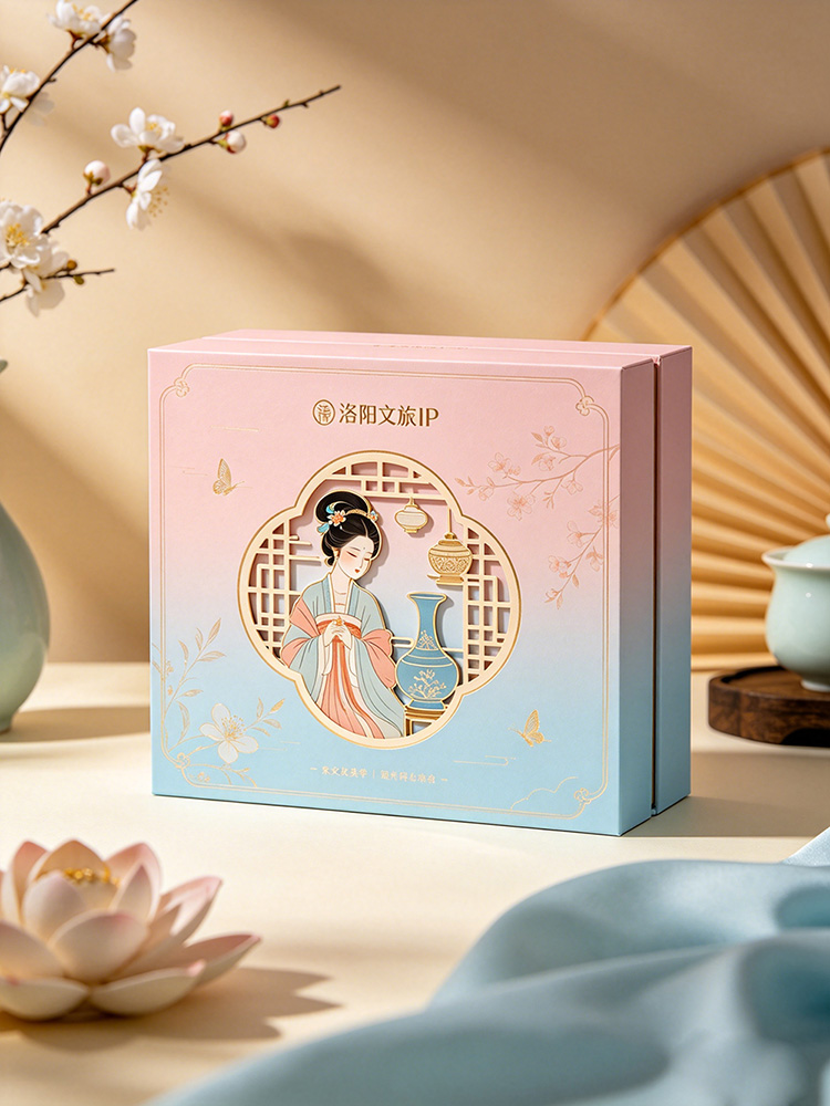 洛宋清宴文旅 IP 彩妆联名礼盒